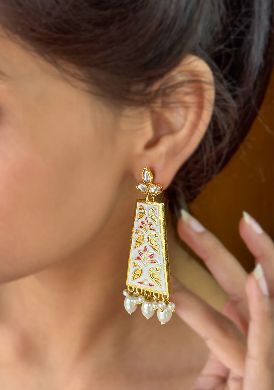 Aabha Meena Earrings - Image 3