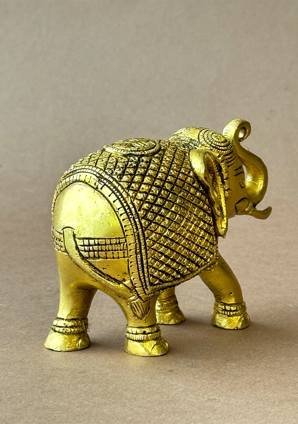 Antique Brass Maharaja Elephant - Image 11