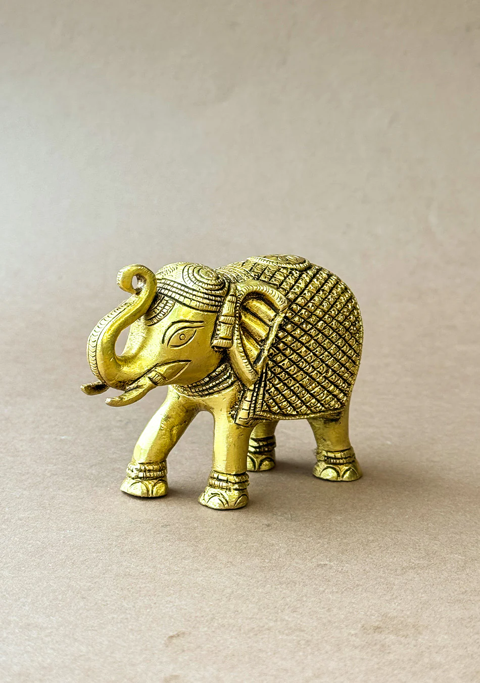 Antique Brass Maharaja Elephant - Image 9