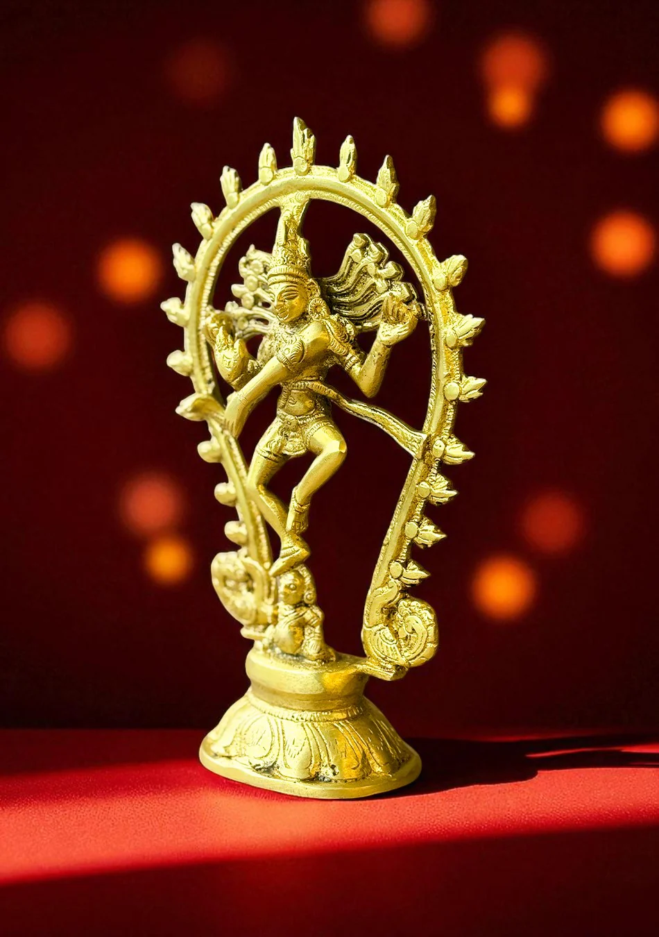 Antique Brass Shiva Nataraj - Image 3