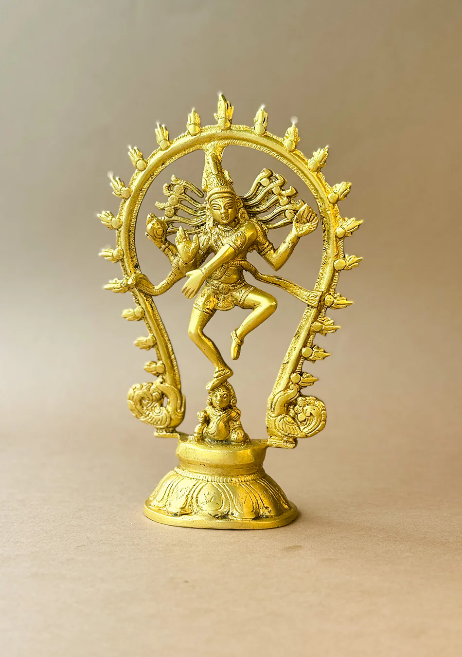 Antique Brass Shiva Nataraj - Image 6