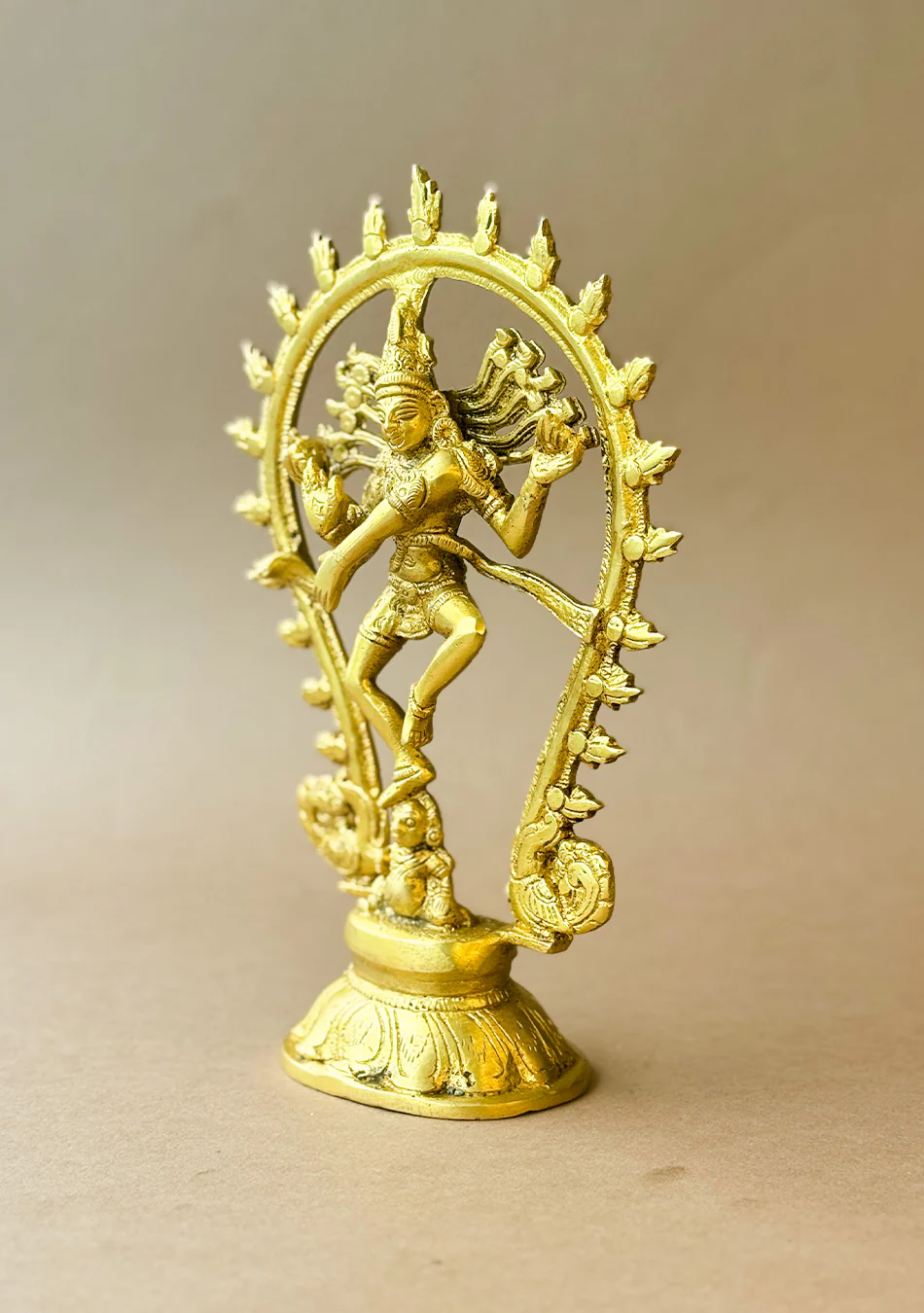 Antique Brass Shiva Nataraj - Image 8