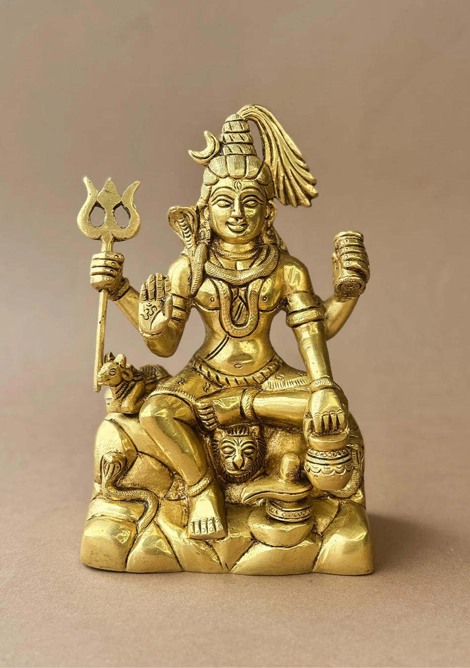 Antique Brass Tapasvi Mahadev - Image 4
