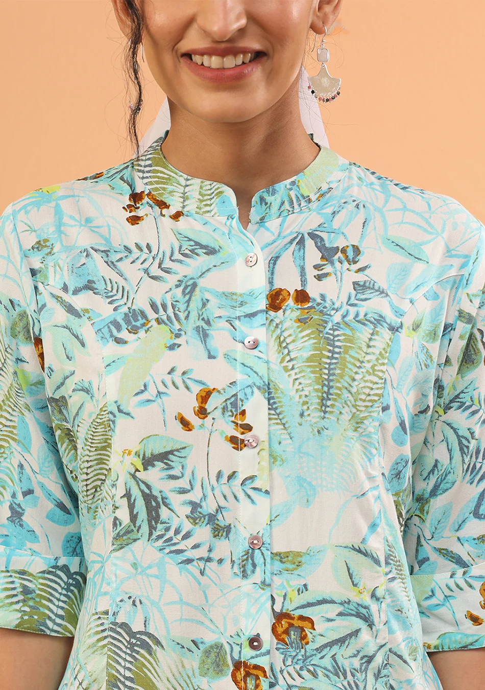 Aravalii Azure Tropique Shirt - Image 4