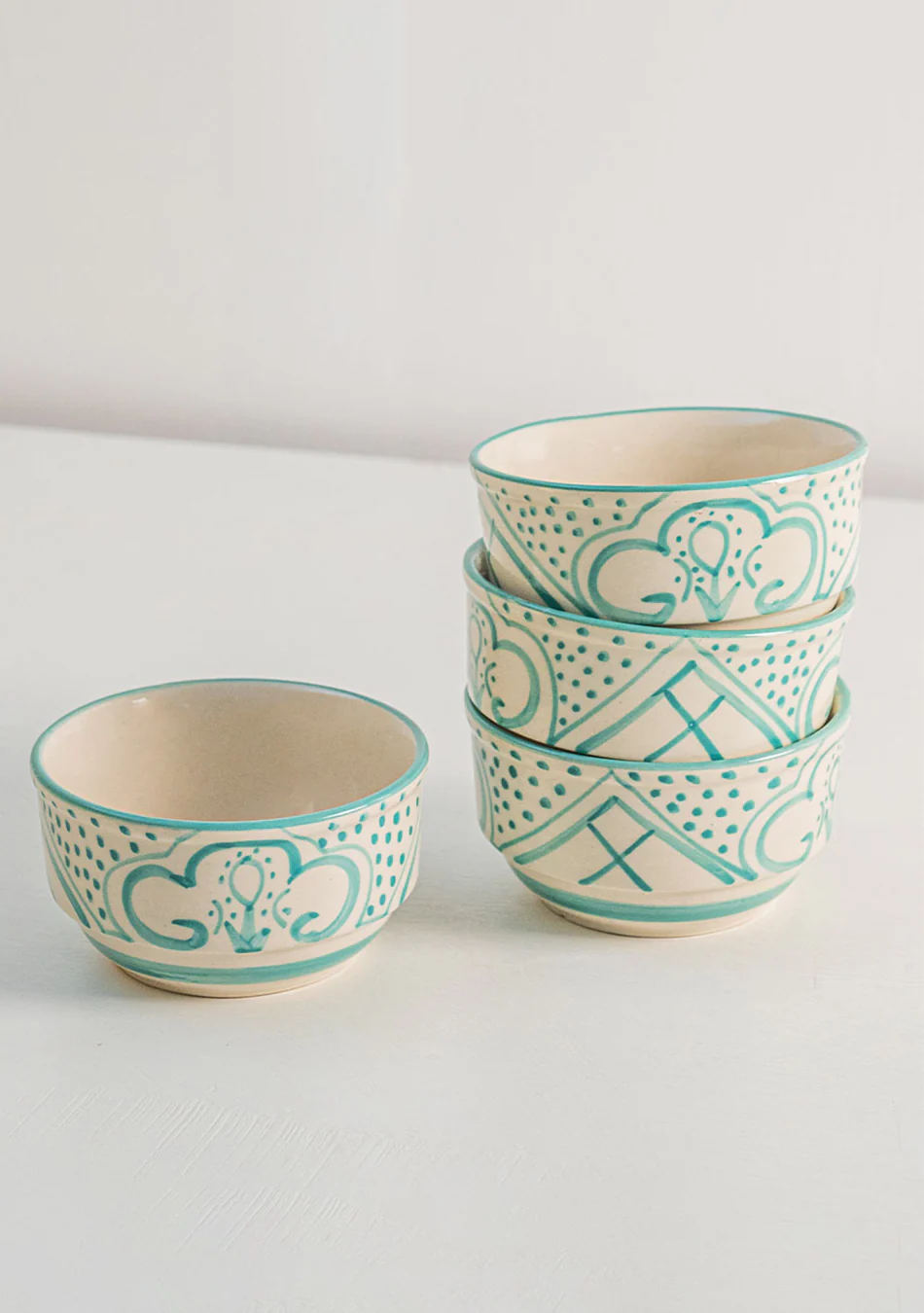 Aquamarine Mandala Soup Bowls - Image 3