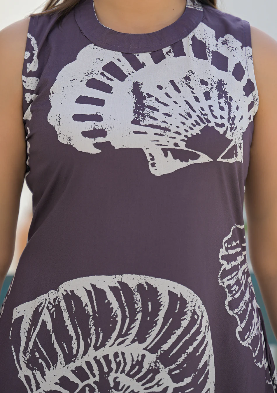Aravalii Earth Brown Shell Print Co-ord set - Image 8