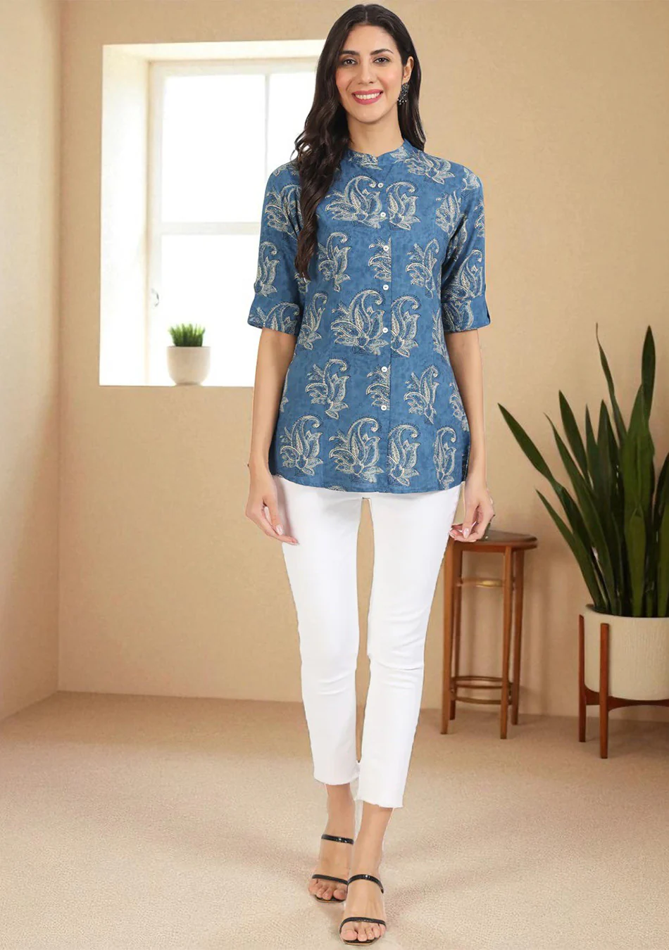 Aravalii Indigo Aura Top - Image 12