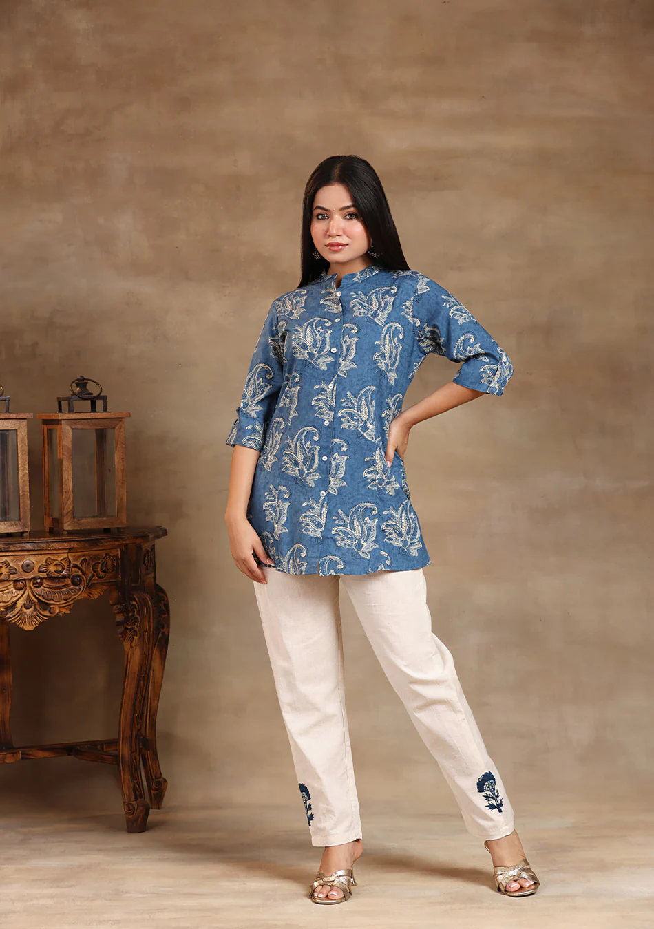 Aravalii Indigo Aura Top - Image 2