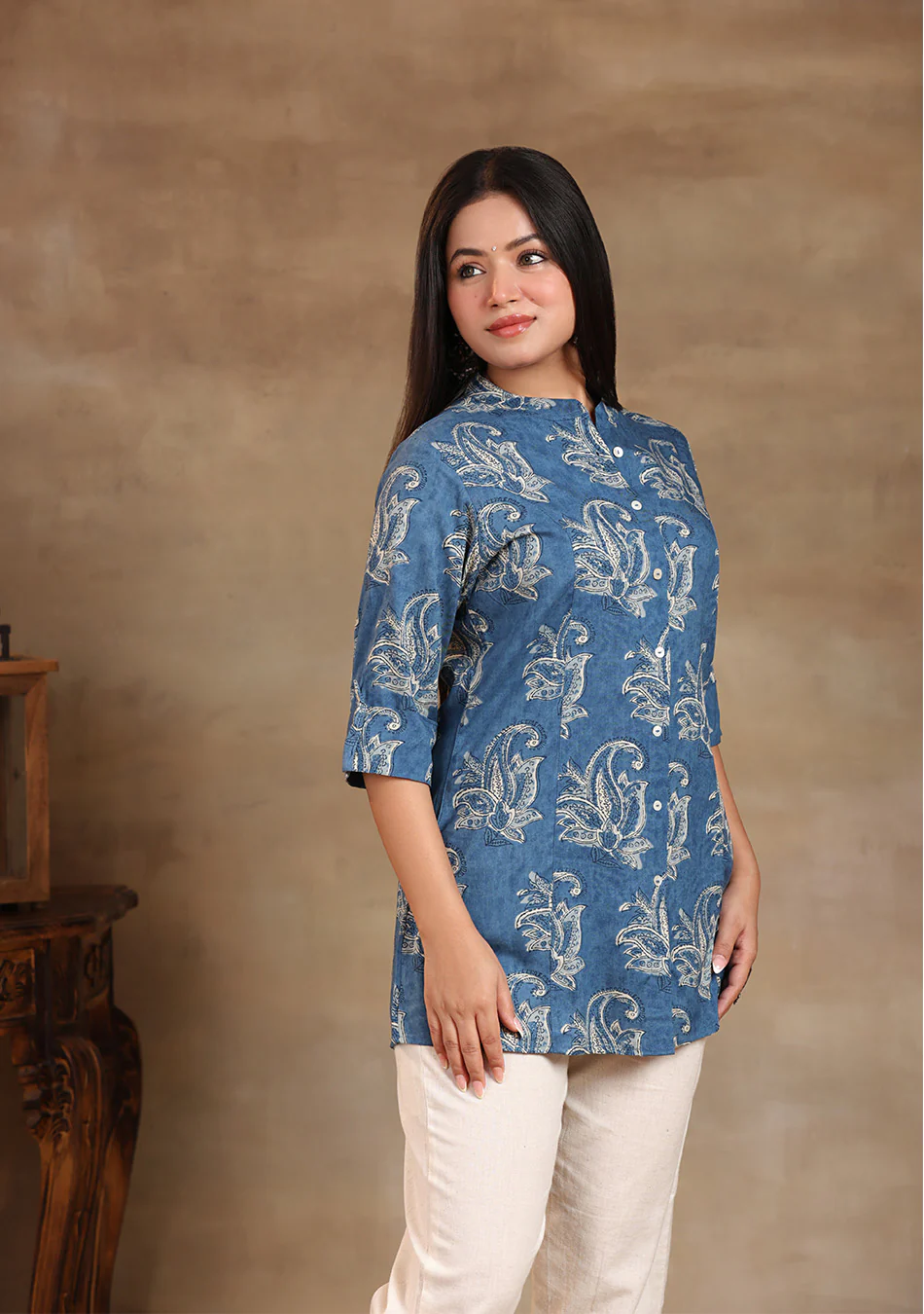 Aravalii Indigo Aura Top - Image 3