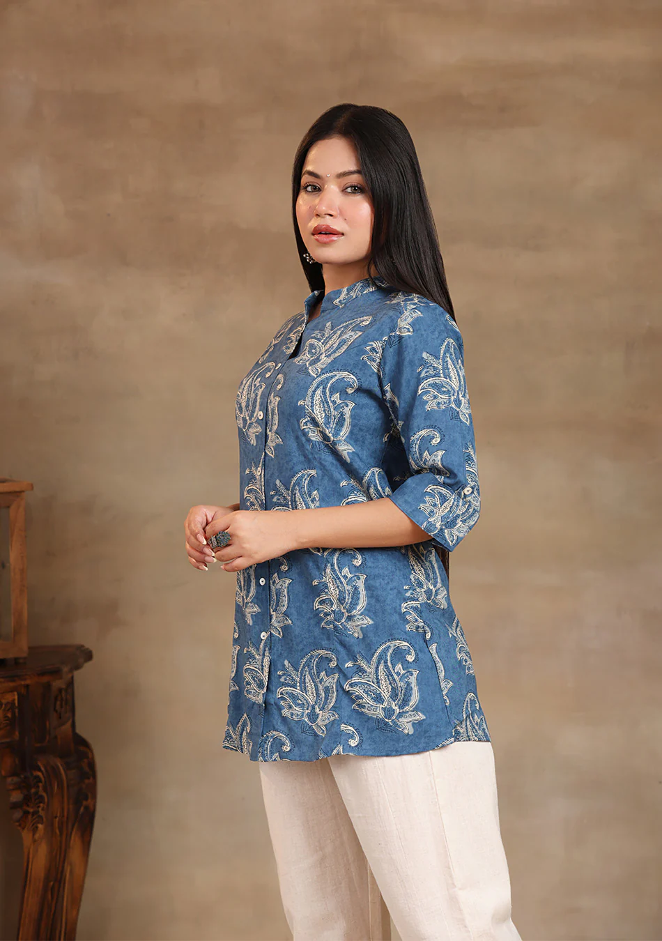 Aravalii Indigo Aura Top - Image 4