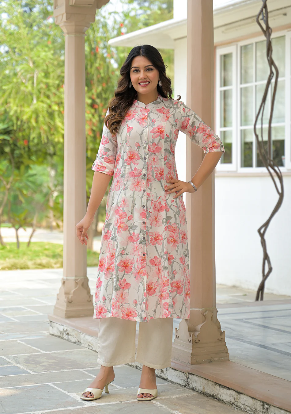 Ivory Blossom Kurta