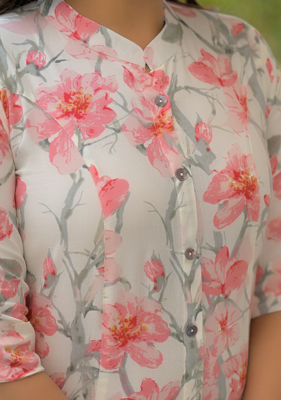 Ivory Blossom Kurta - Image 6