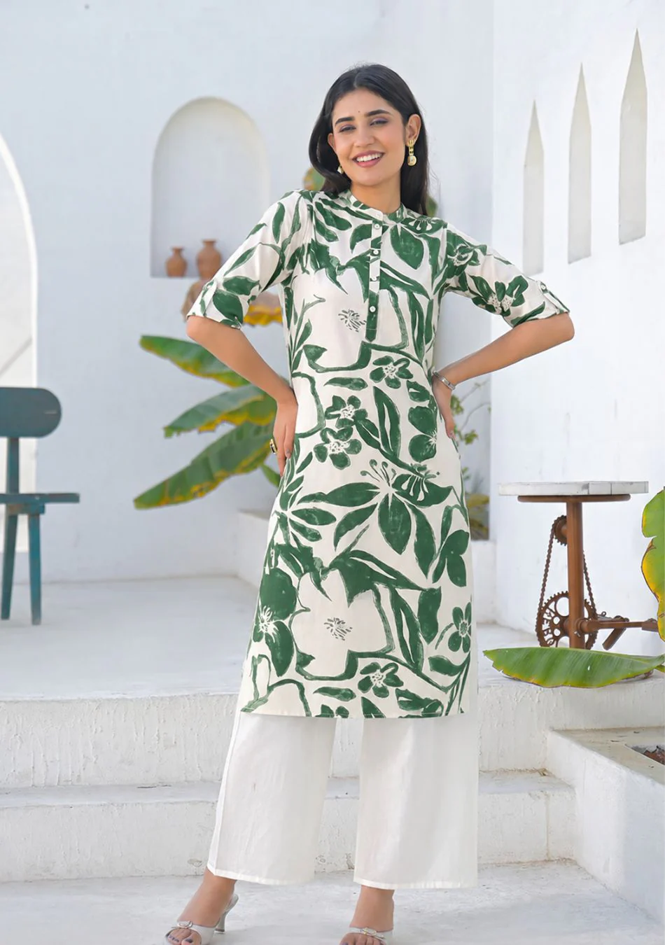 Aravalii Paradise Leaf Kurta