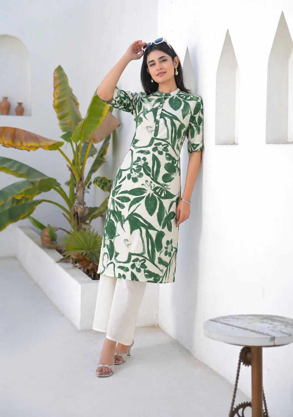 Aravalii Paradise Leaf Kurta - Image 2