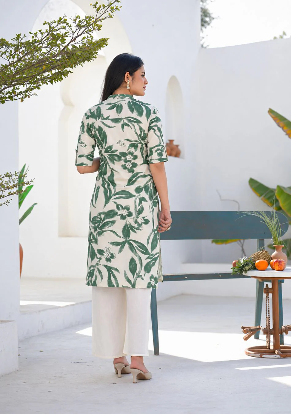 Aravalii Paradise Leaf Kurta - Image 3