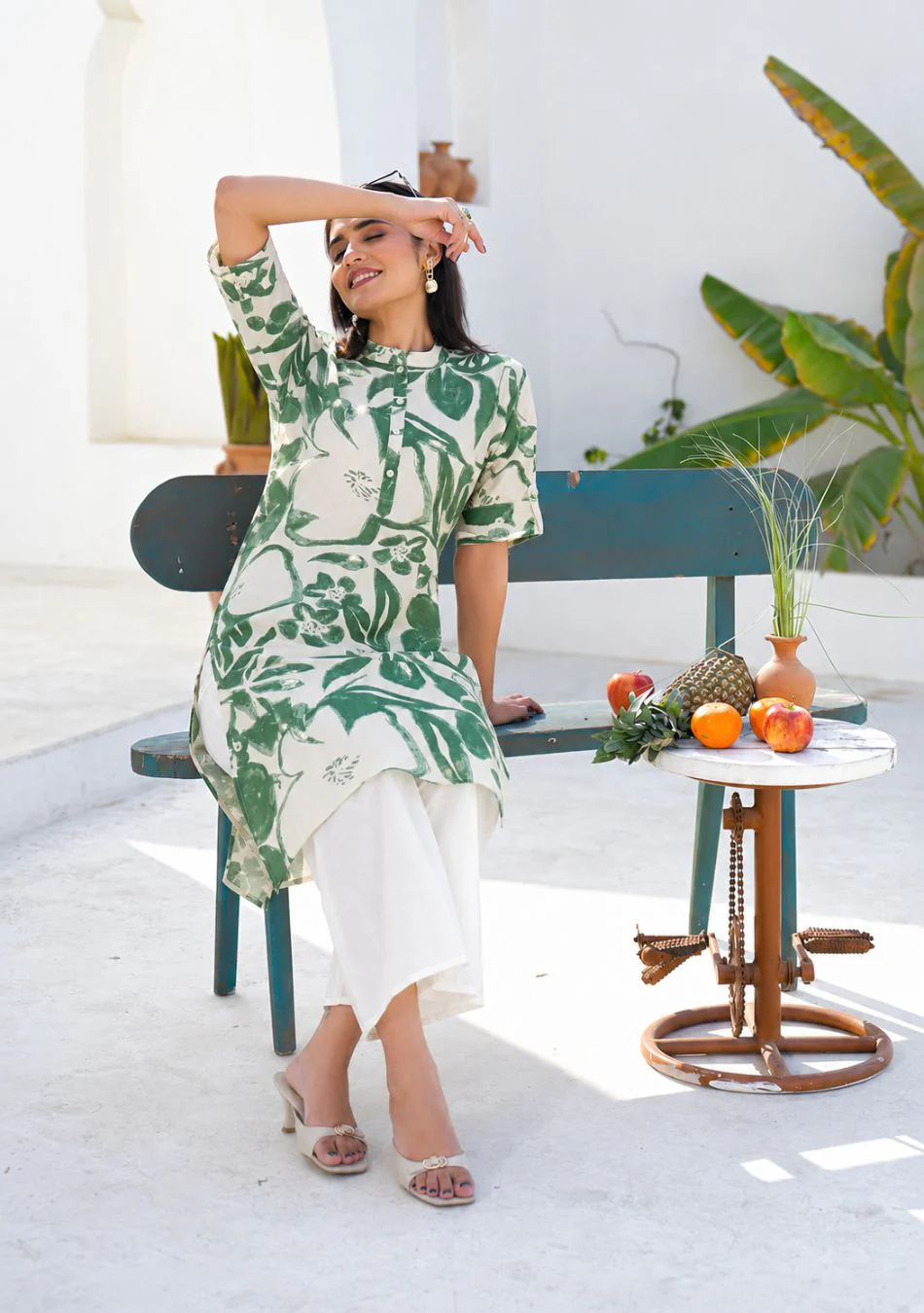 Aravalii Paradise Leaf Kurta - Image 4