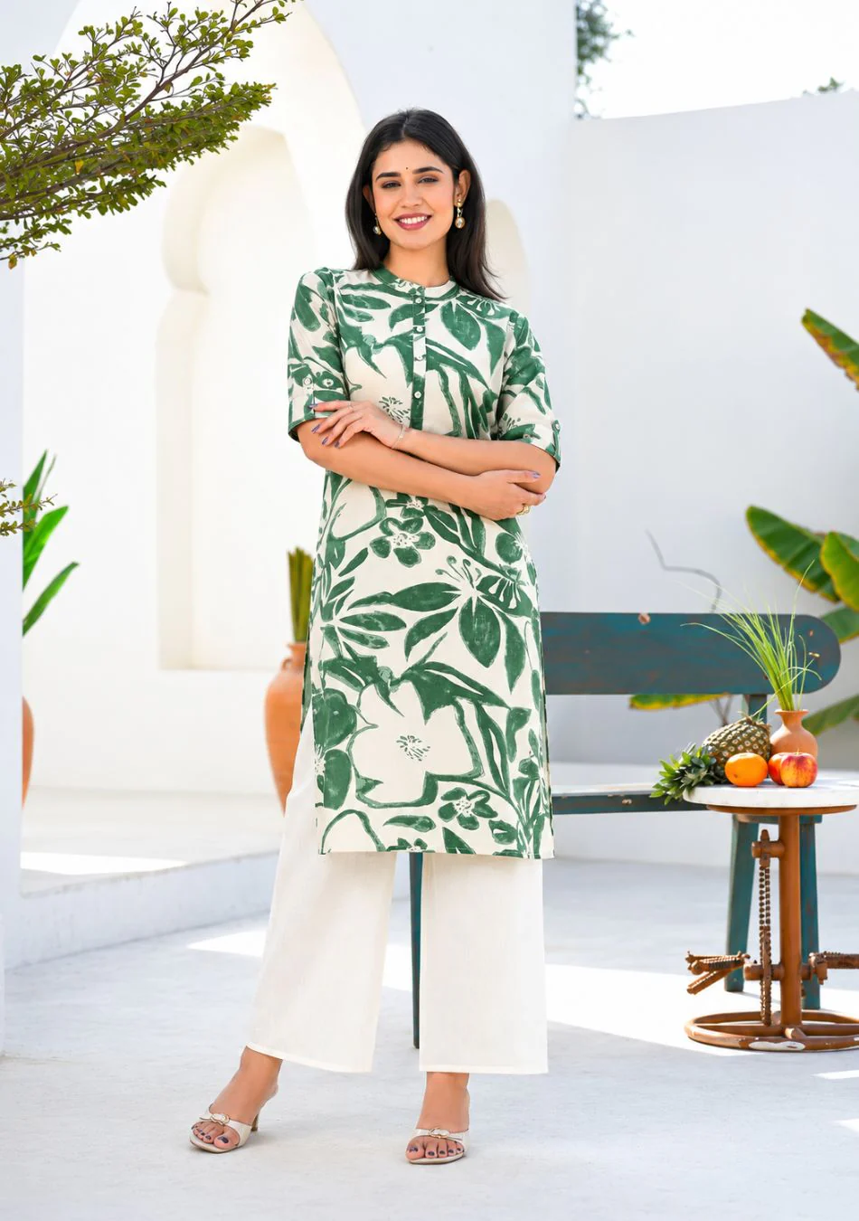 Aravalii Paradise Leaf Kurta - Image 6