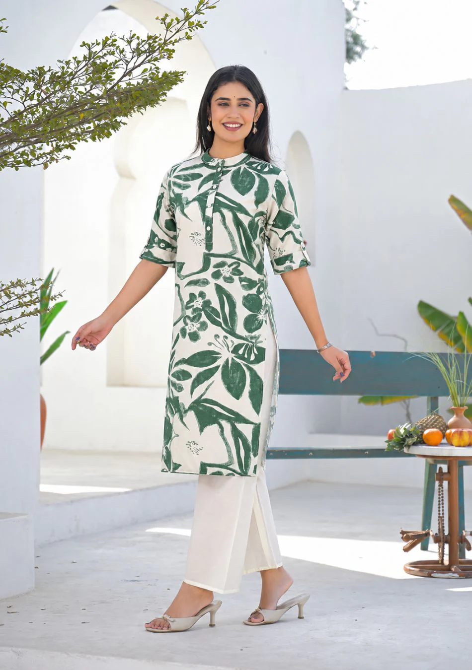 Aravalii Paradise Leaf Kurta - Image 7