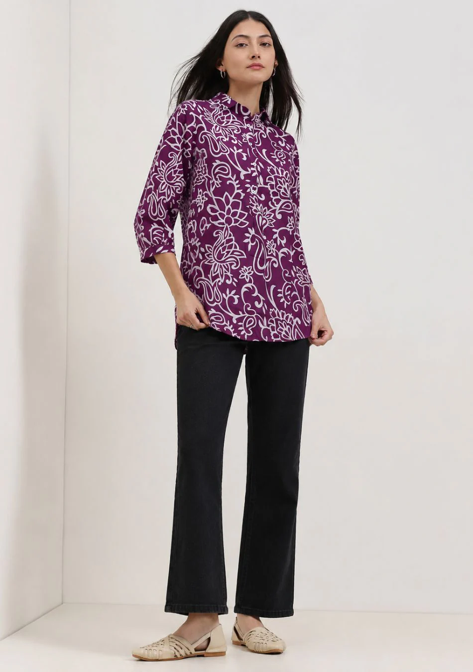 Aravalii Plum Royale Top - Image 2