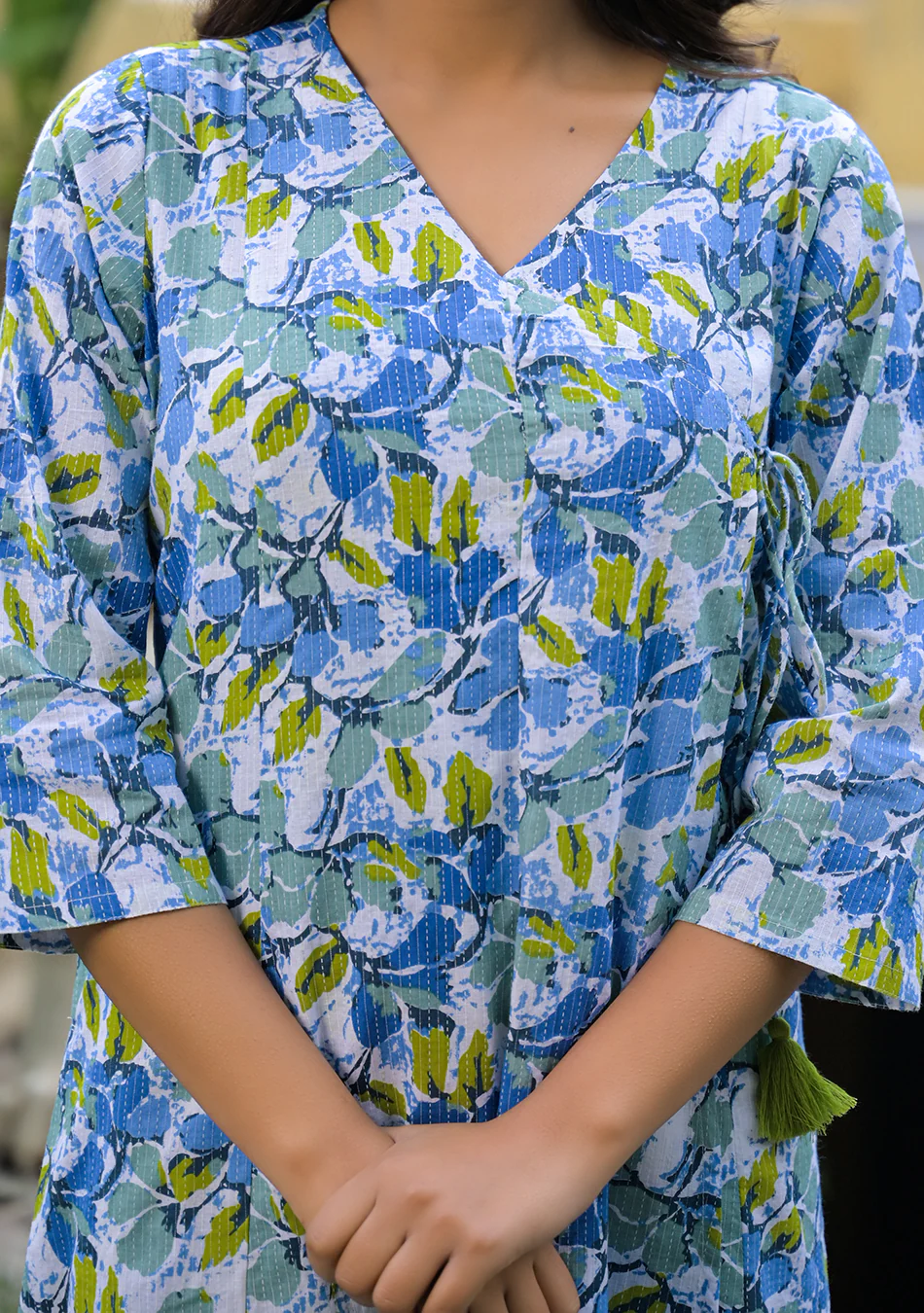 Azure Bloom Dress - Image 8