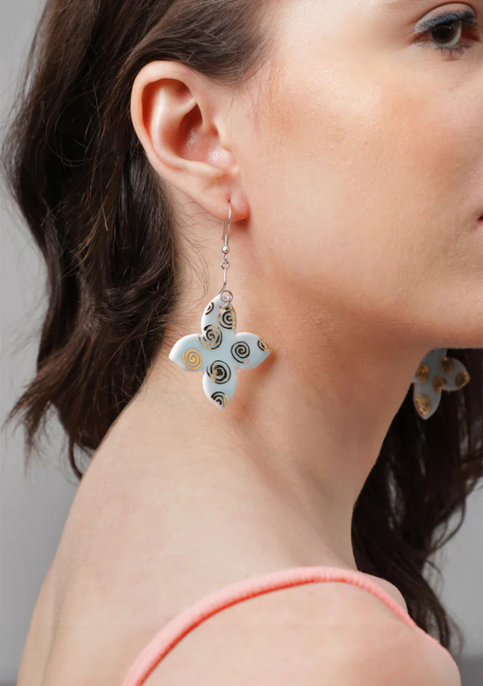 Azure Fusion Harmony Earrings - Image 2