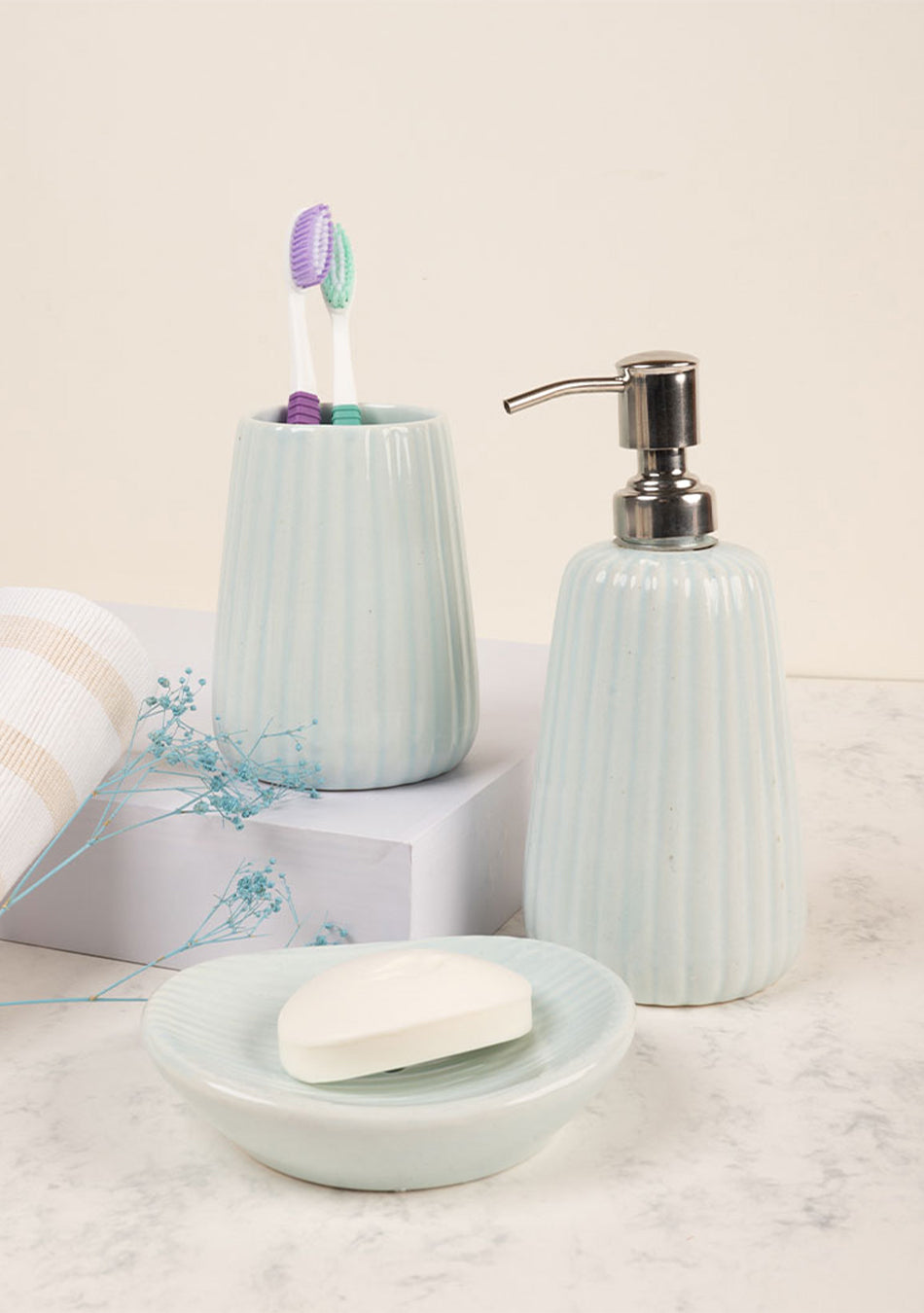 Baby Blue Bathroom Set - Image 2
