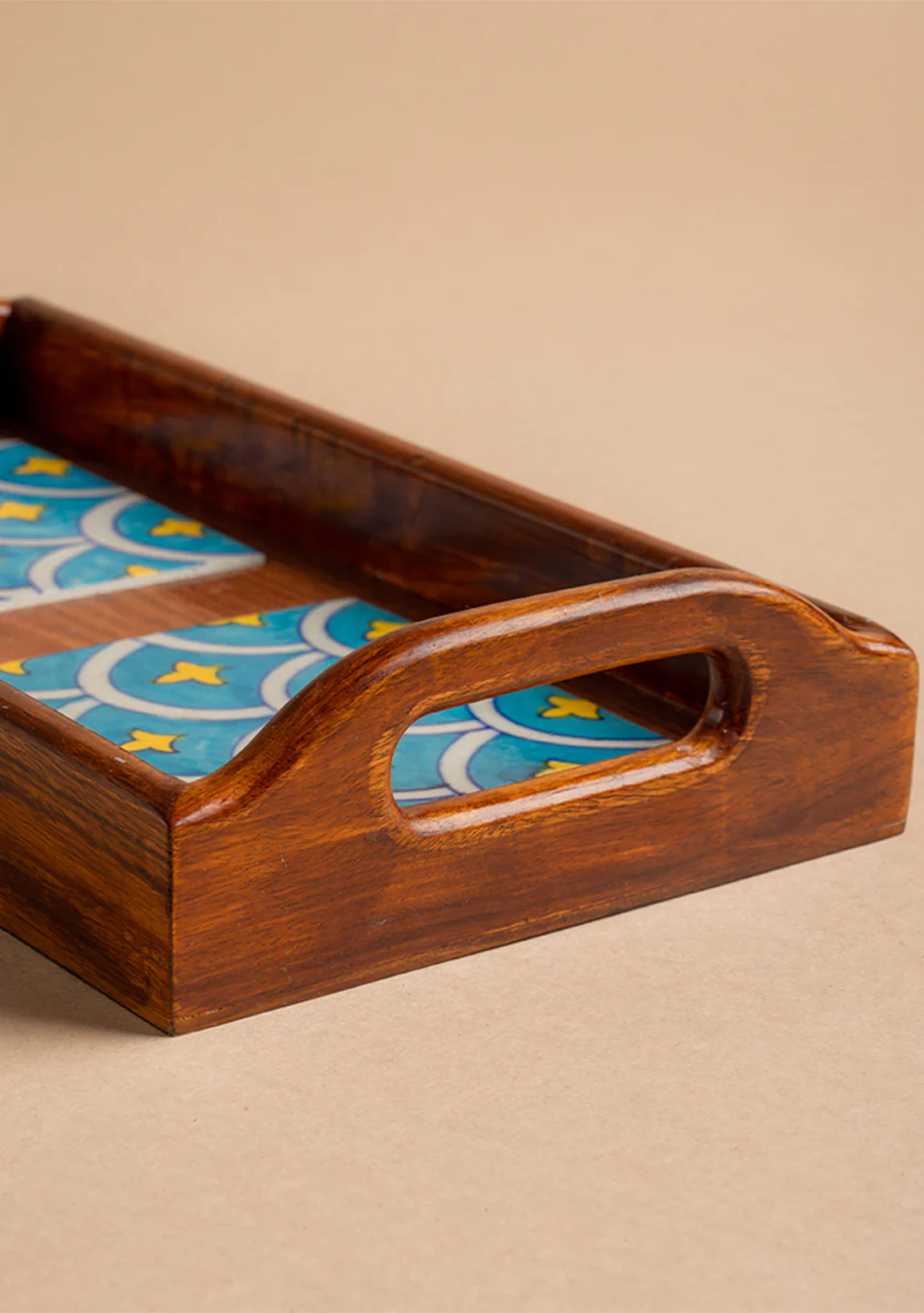 Barrow Blue Pottery Serving Tray - Image 4