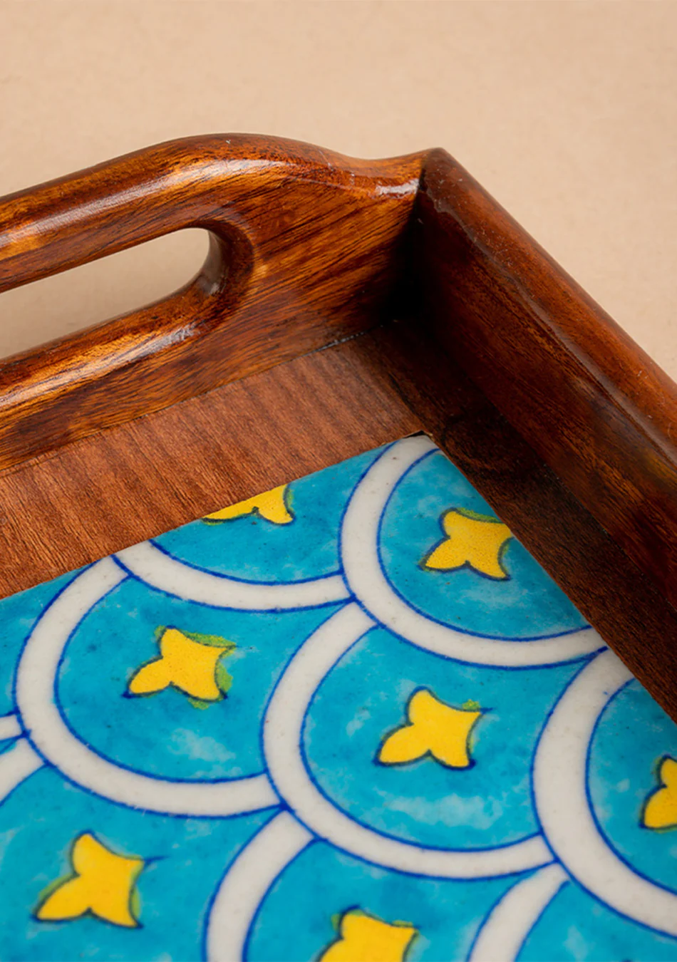 Barrow Blue Pottery Serving Tray - Image 6