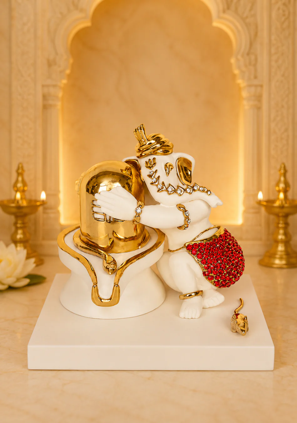 Aravalii BhaktiRoop Ganesha Figurine - Image 3