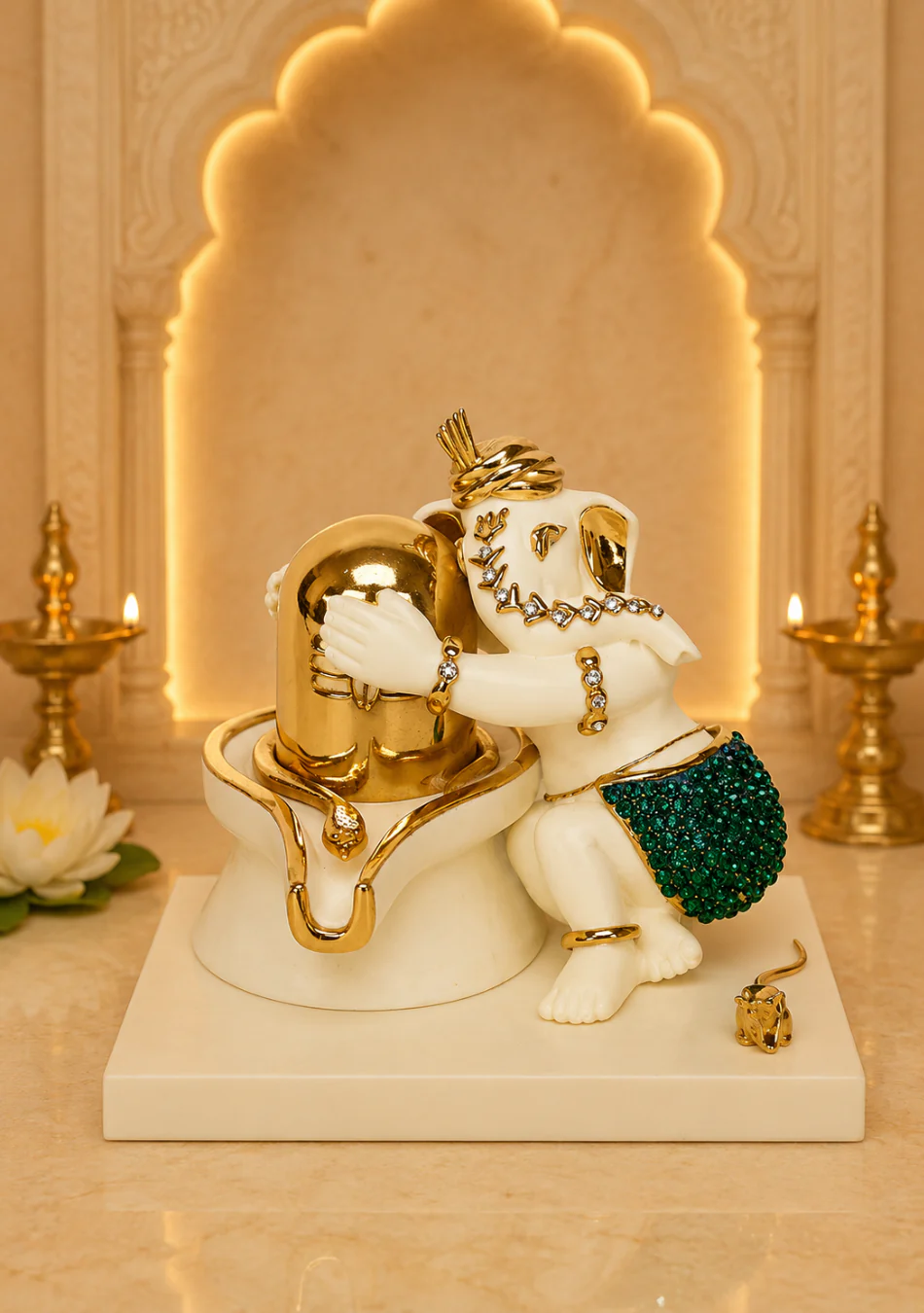 Aravalii BhaktiRoop Ganesha Figurine - Image 4