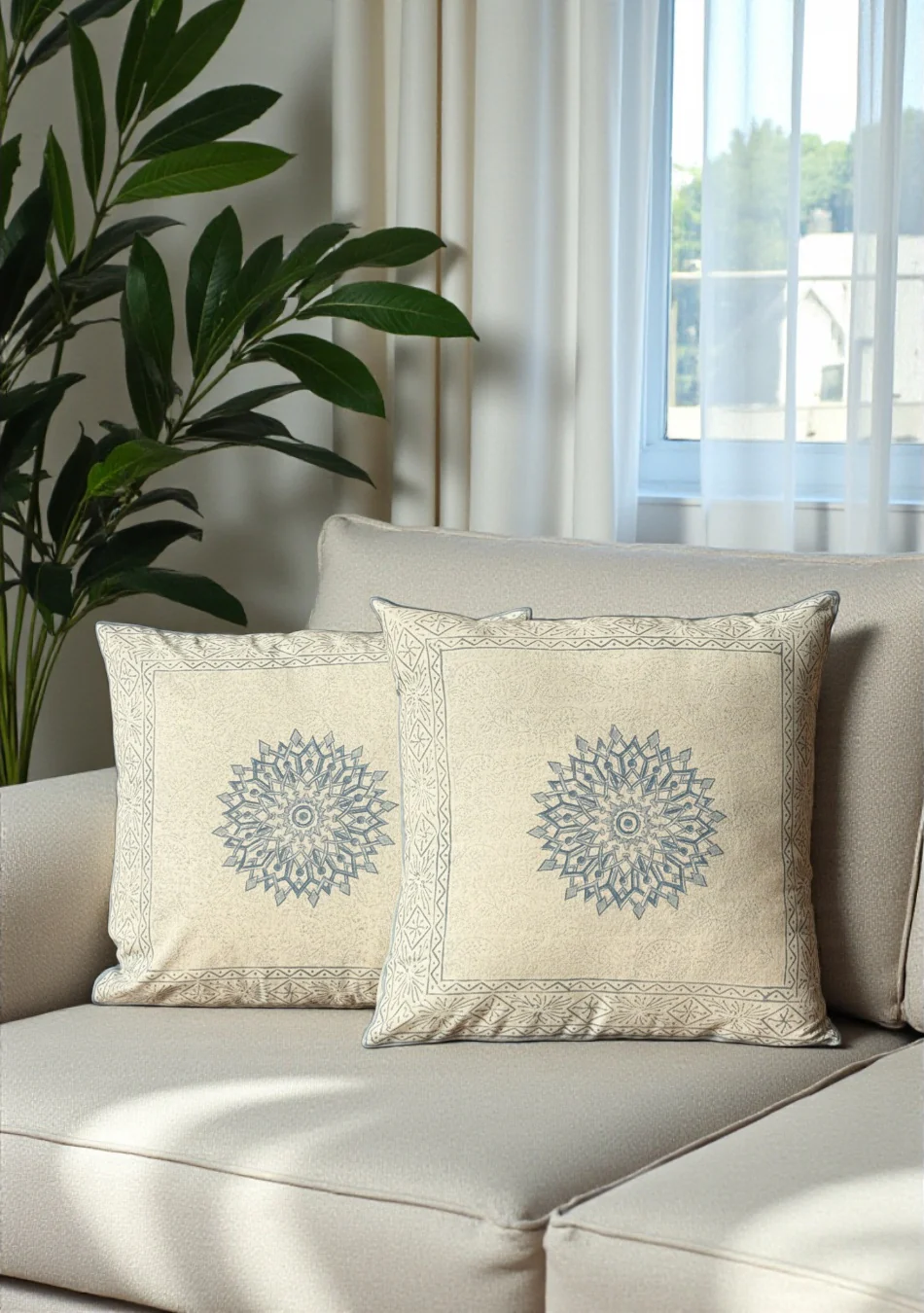 Blue Chakra Cushion Cover - Image 5