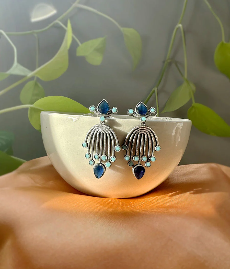 Blue Frost Radiance Studs - Image 2