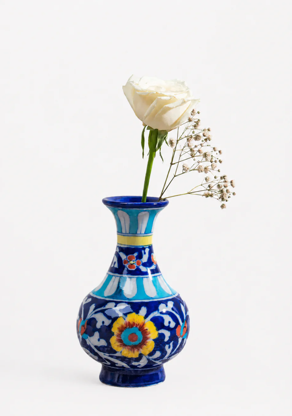 Blue Pottery Blue Genie Vase - Image 3