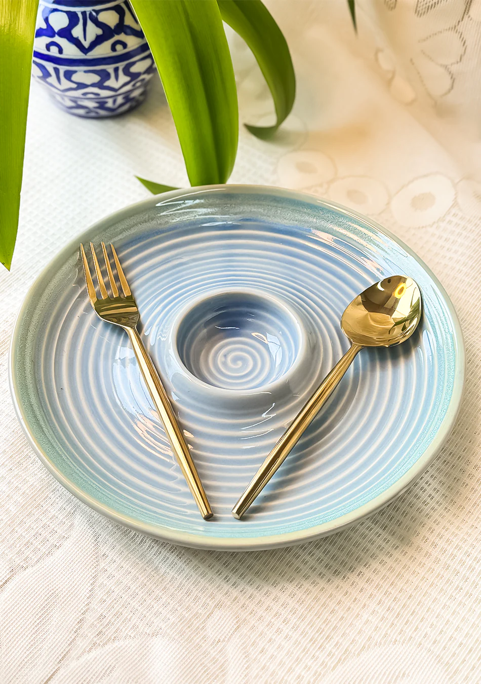 Blueray Ceramic Platter - Image 4