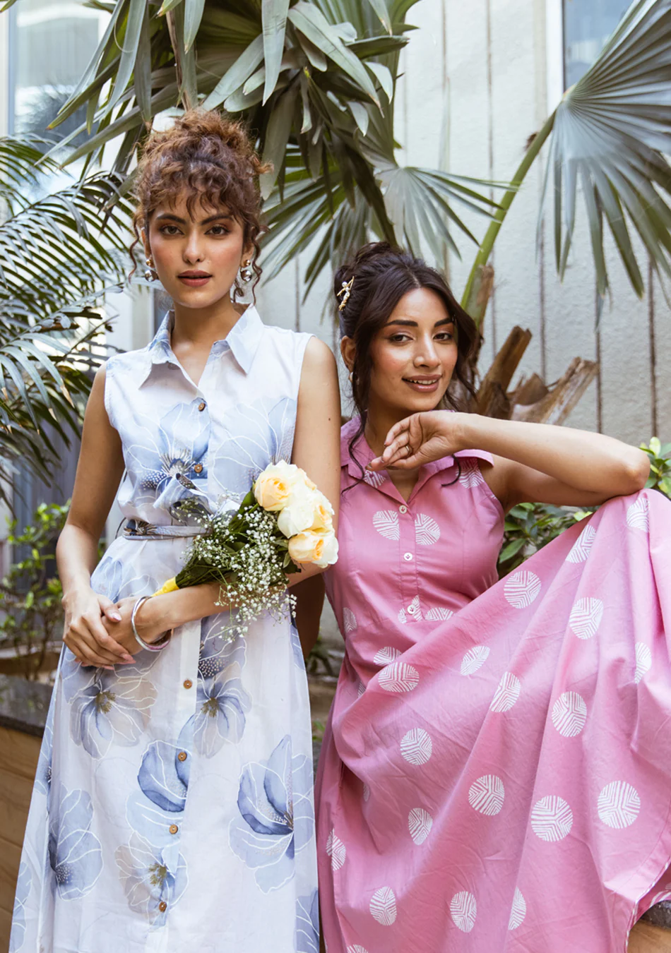 Aravalii Rosé Whirl Dress - Image 13