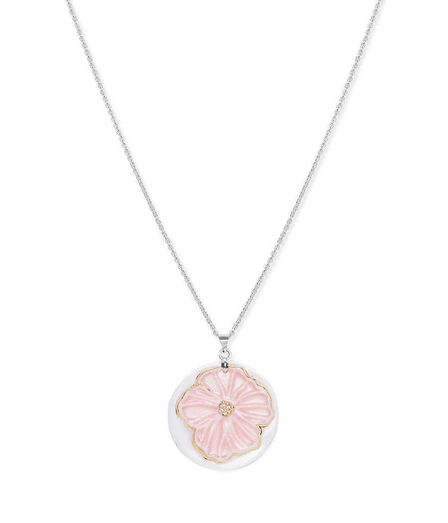 Blush Bloom Earrings and Pendant Set - Image 3
