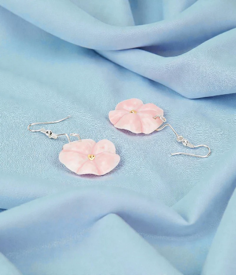 Blush Bloom Earrings and Pendant Set - Image 7
