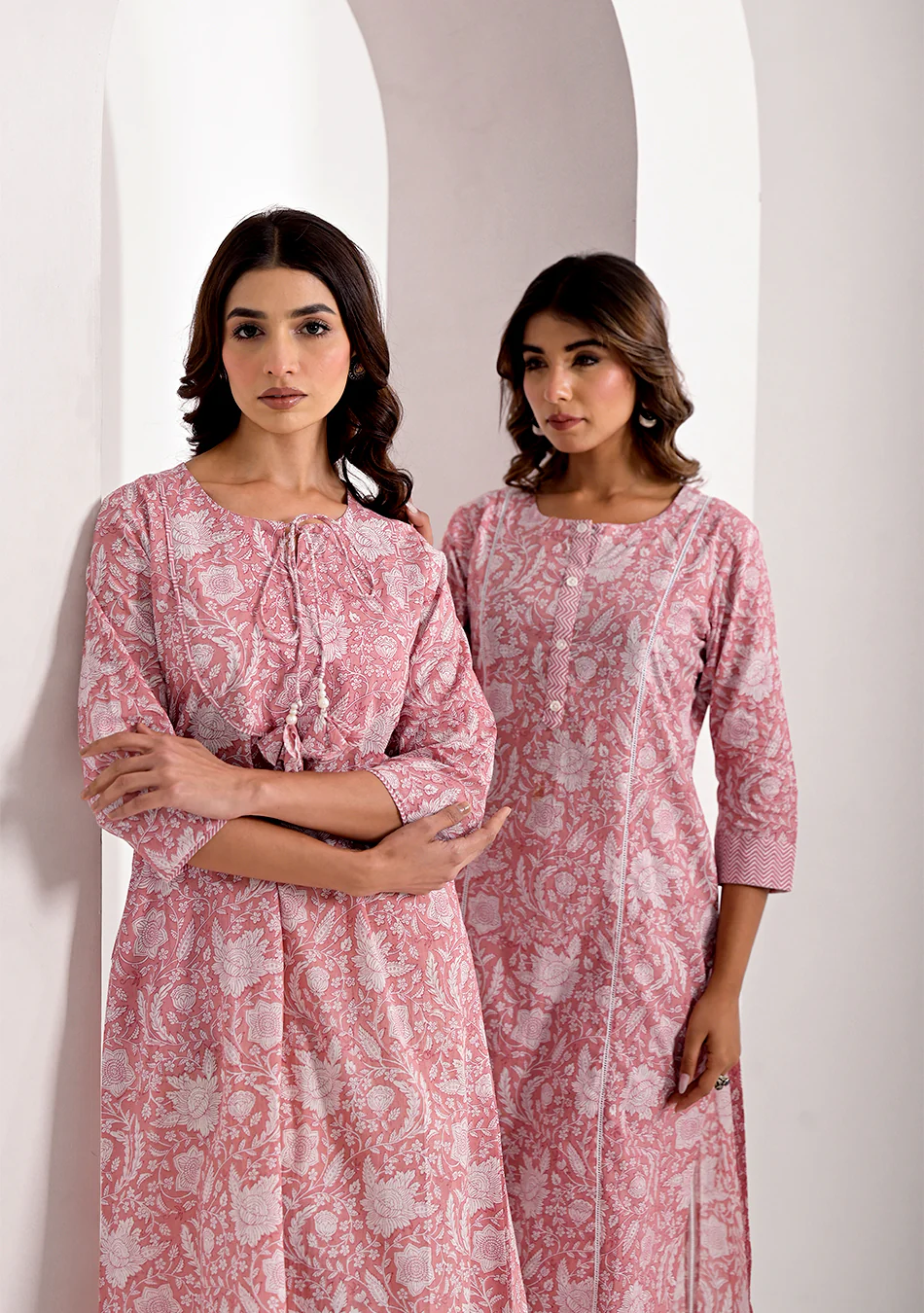 Raasberry Floral Kurta Pant Set - Image 10