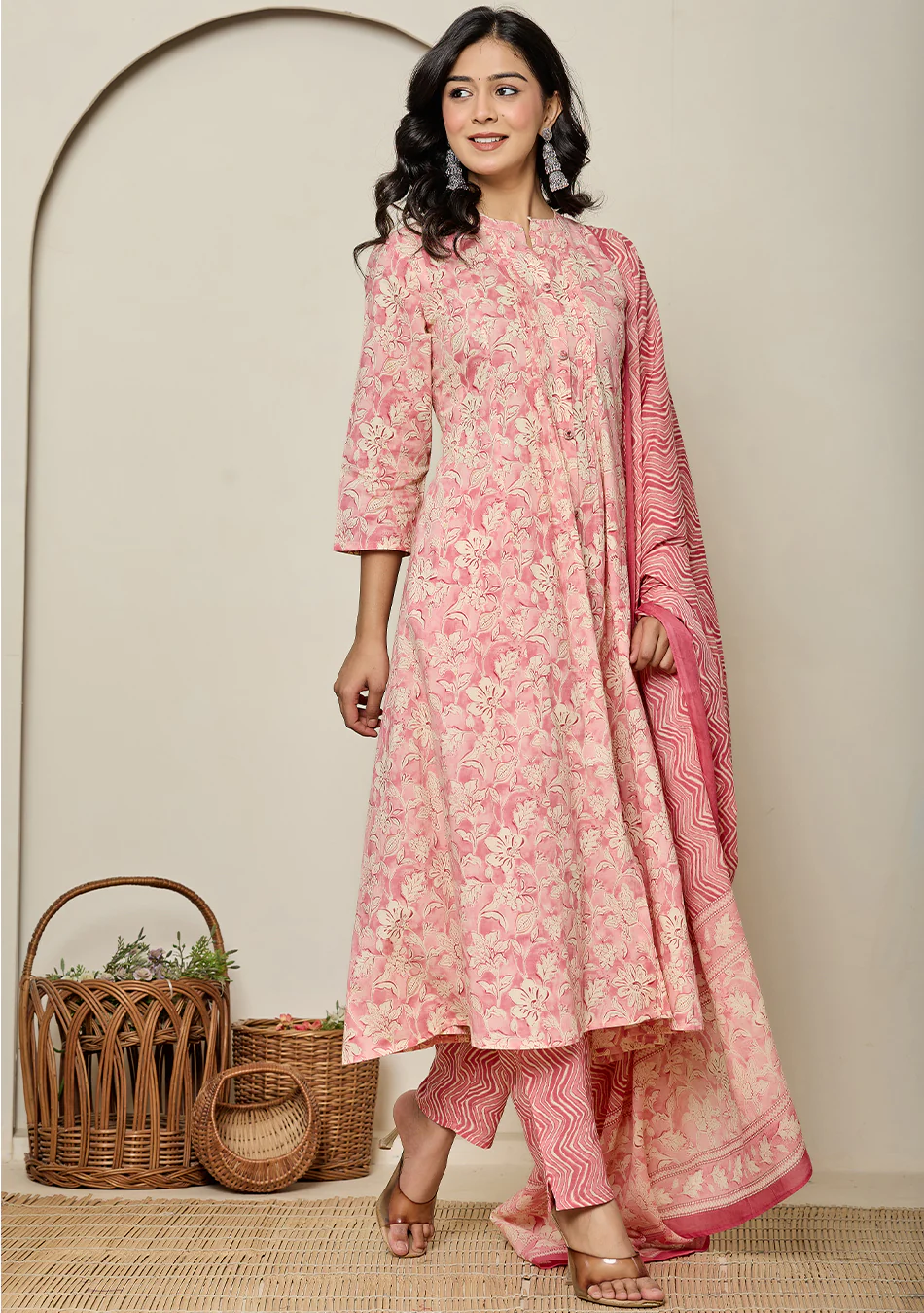 Blush Rose Bloom Suit Set