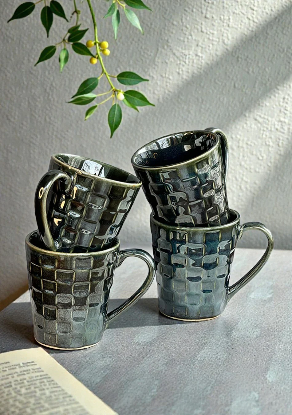 Nightjar Moss Mugs - Handcrafted - Image 11