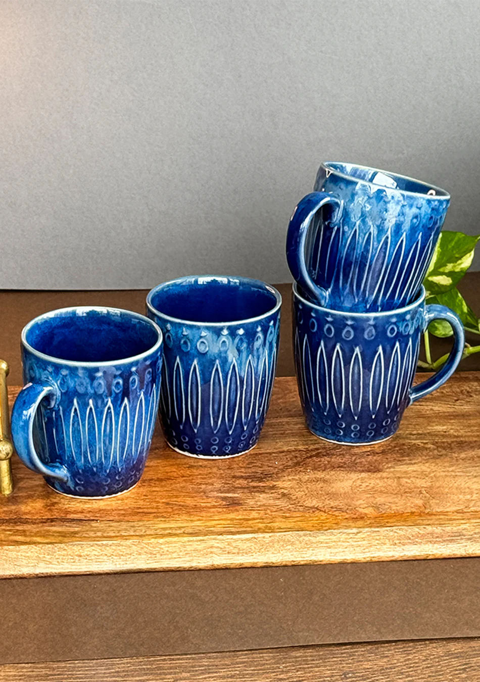 Swallow Azure Mugs - Handcrafted - Image 5