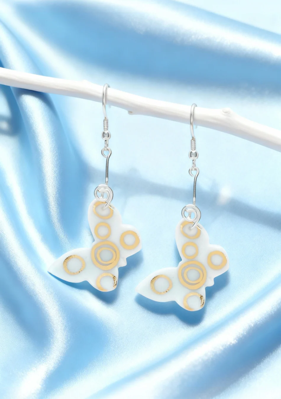 Cerulean Flutter Earrings - Image 2