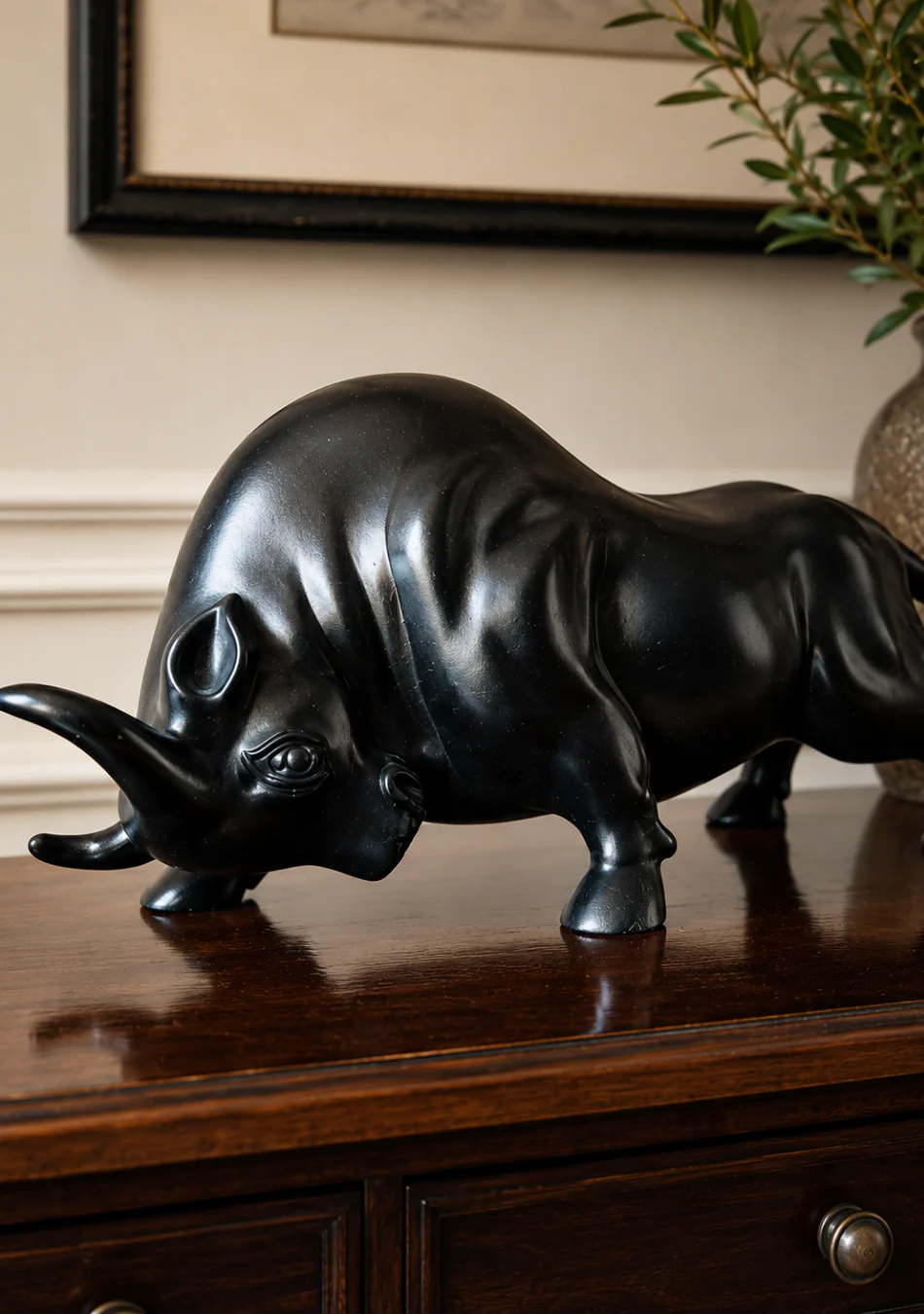 Aravalii Charging Bull Figurine - Image 3