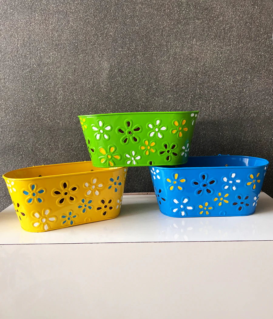 Chikankari Plant Holder - Image 4