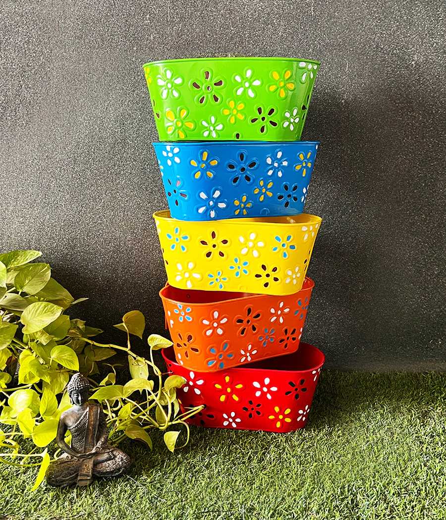 Chikankari Plant Holder - Image 5