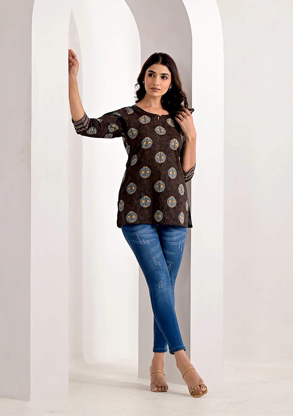 Sienna Noir Artisanal Top - Image 2