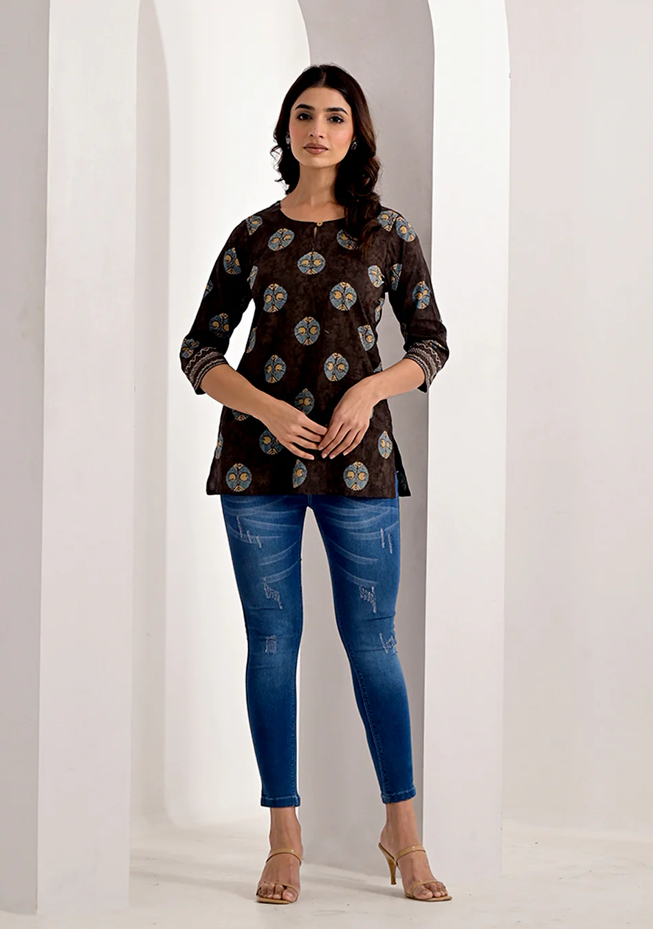 Sienna Noir Artisanal Top - Image 3