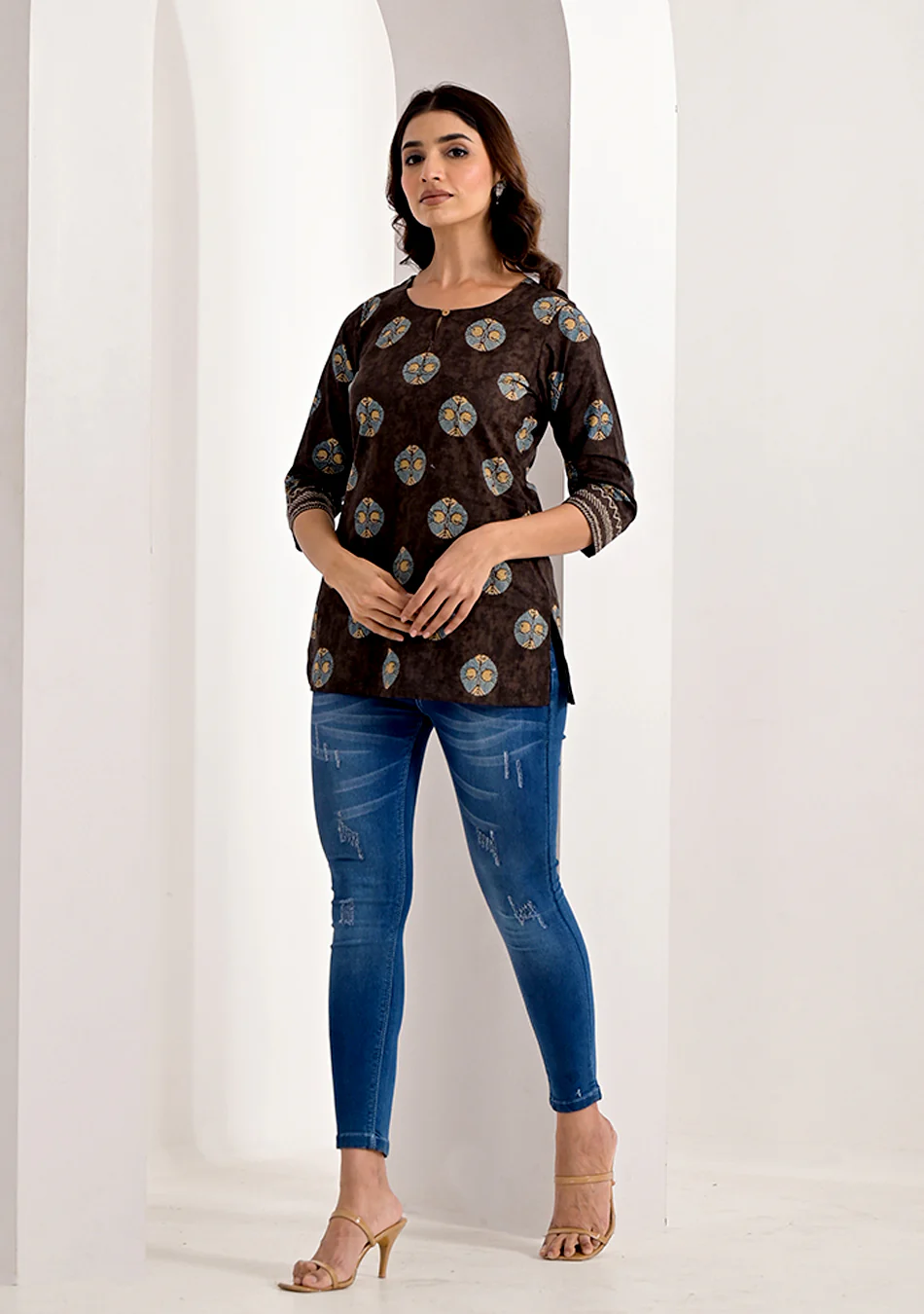 Sienna Noir Artisanal Top - Image 4