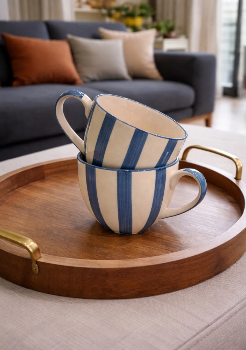 Coastal Stripe Mugs - Image 3
