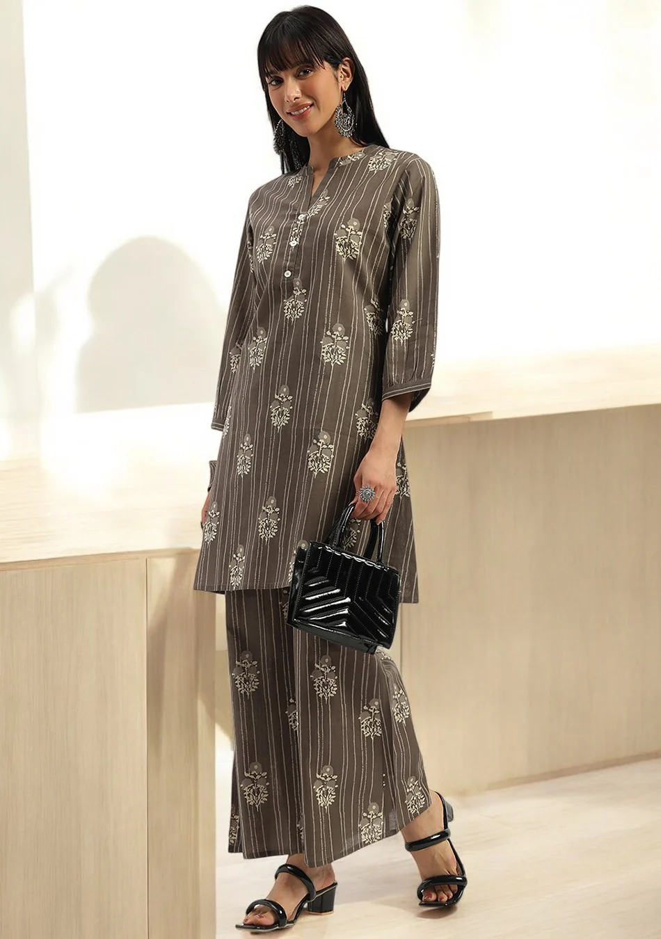 Aravalii Cocoa Mirage Co-ord Set